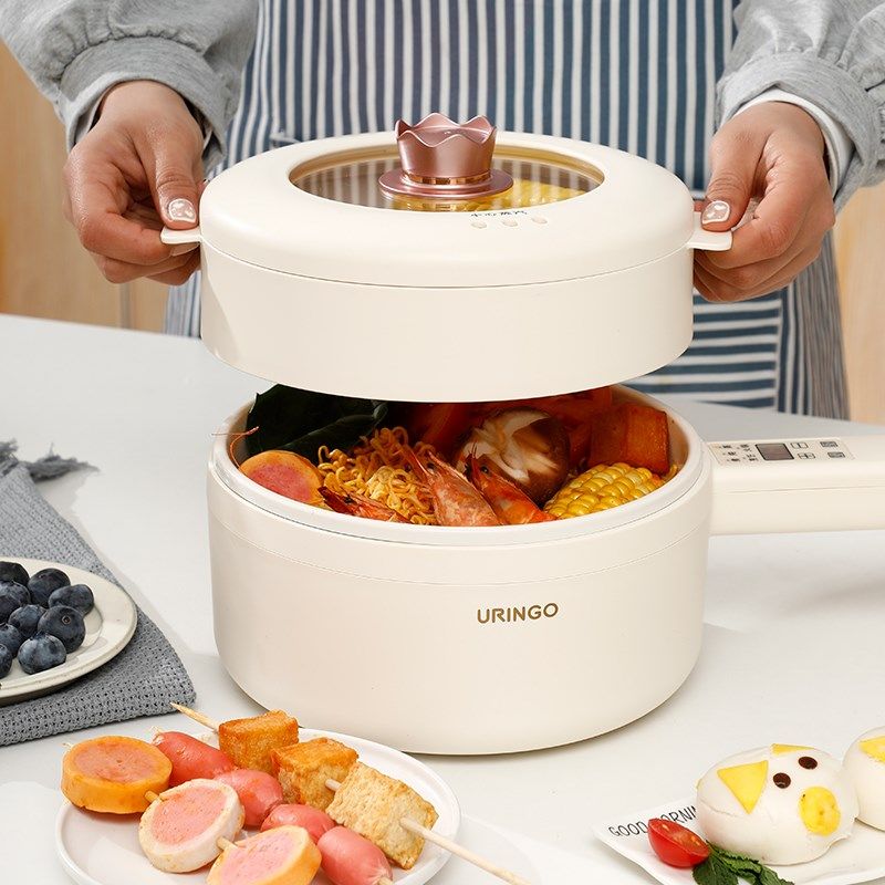 七彩叮当电炒锅一体式家用电煮锅电炒菜炒锅人单人粘锅,厨房电器,电热火锅/煎锅,淘宝优惠券,粉丝福利购,淘宝优惠卷