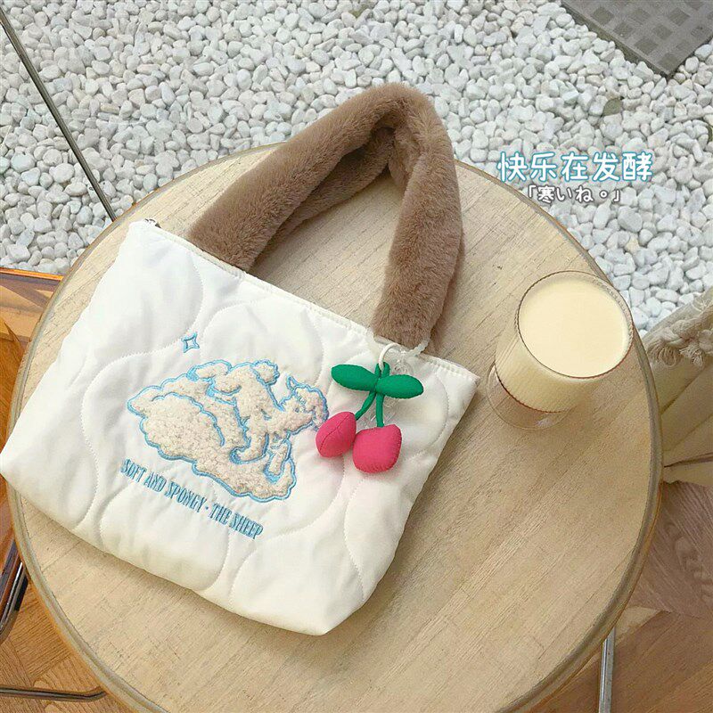 日系帆布饭盒袋子饭盒包手拎饭袋便当包学生上班族洋气提饭包