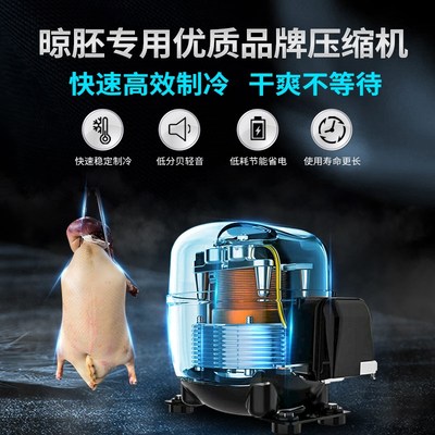 劲恒晾鸭柜商用烧鹅烧腊烧鸭胚吹干烘干柜除湿保鲜烤鸡风干晾胚柜