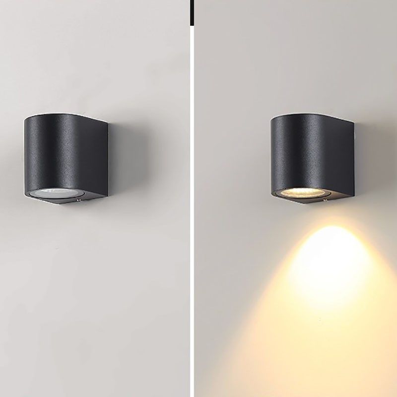 led室内室外通用壁灯户外防水上下打光过道阳台方形双头墙壁射灯,家装灯饰光源,户外壁灯,淘宝优惠券,粉丝福利购,淘宝优惠卷