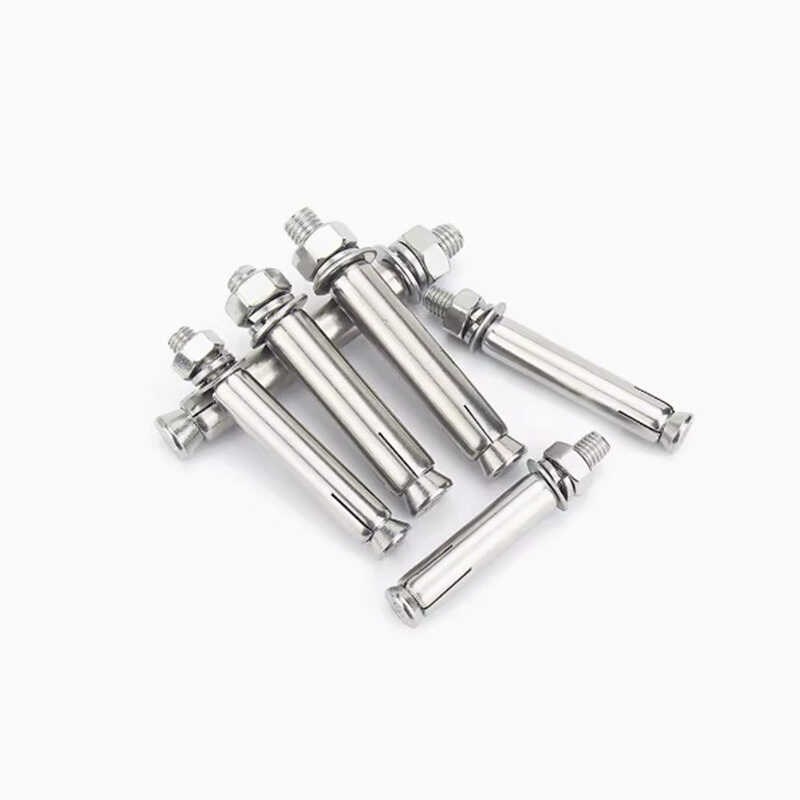 热镀锌膨胀螺栓镀锌加长加粗膨胀螺栓M6-M30金属膨胀螺丝 铁膨胀