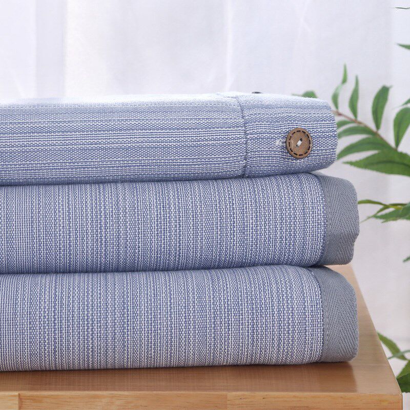 加大炕单定制纯棉老粗布凉席三件套学生宿舍单人床单加厚夏季凉席