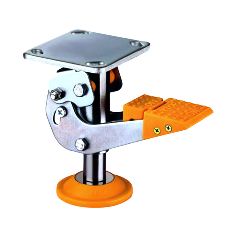 YTOP卓烨脚轮重型地刹器3寸支撑架顶高器防震4 5 6寸脚轮升降器
