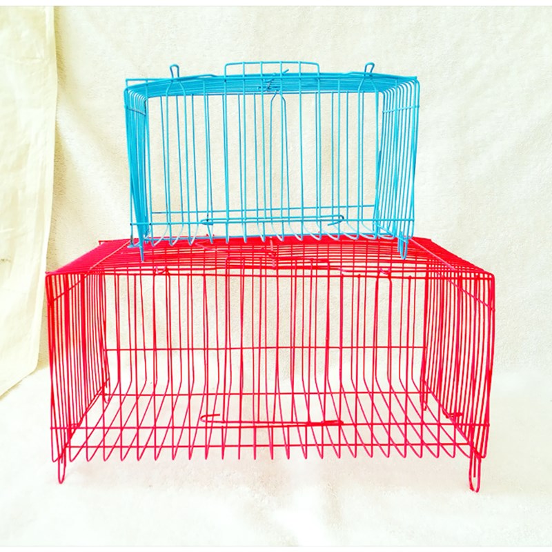 小宠物运输笼外带铁丝笼子简易兔笼仓鼠豚鼠笼鸟笼小兔笼子鸽子笼