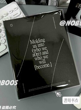 简约大气黑色四宫格卡册硬壳小卡追星收纳册高级感礼物照片收藏集