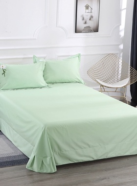 床上用品四件套全棉纯棉夏季少女心斜纹绣花小清新简约网红公主风