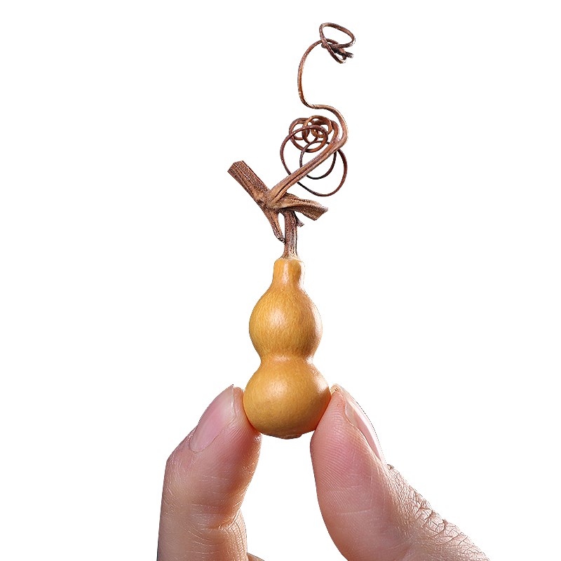 文玩特小葫芦手把件真天然挂件草里金手串配件高端手捻迷你胡芦路