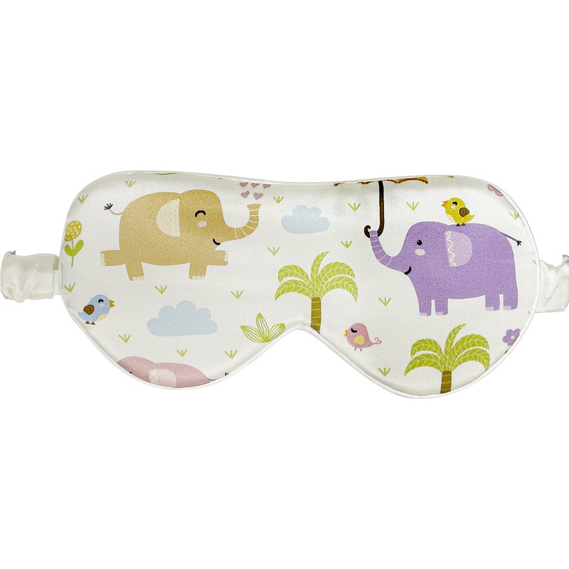 梦湾里儿童真丝睡眠眼罩透气遮光卡通可爱男孩女孩睡觉专用眼罩