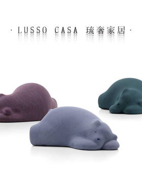 LUSSO琉奢 Vitra原装Resting Bear休息小熊靠背脚踏儿童沙发凳子