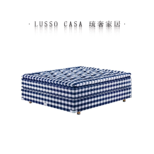 LUSSO琉奢 瑞典Hastens海丝腾弹簧床垫手工整床床架中垫顶垫2000T