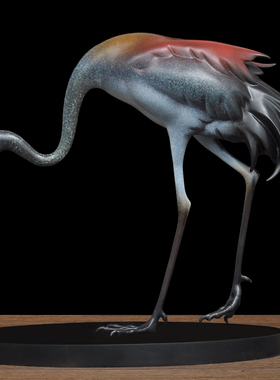 彩铜丹顶鹤摆件中式仙鹤铜鹤工艺品家居客厅玄关装饰乔迁新居礼品