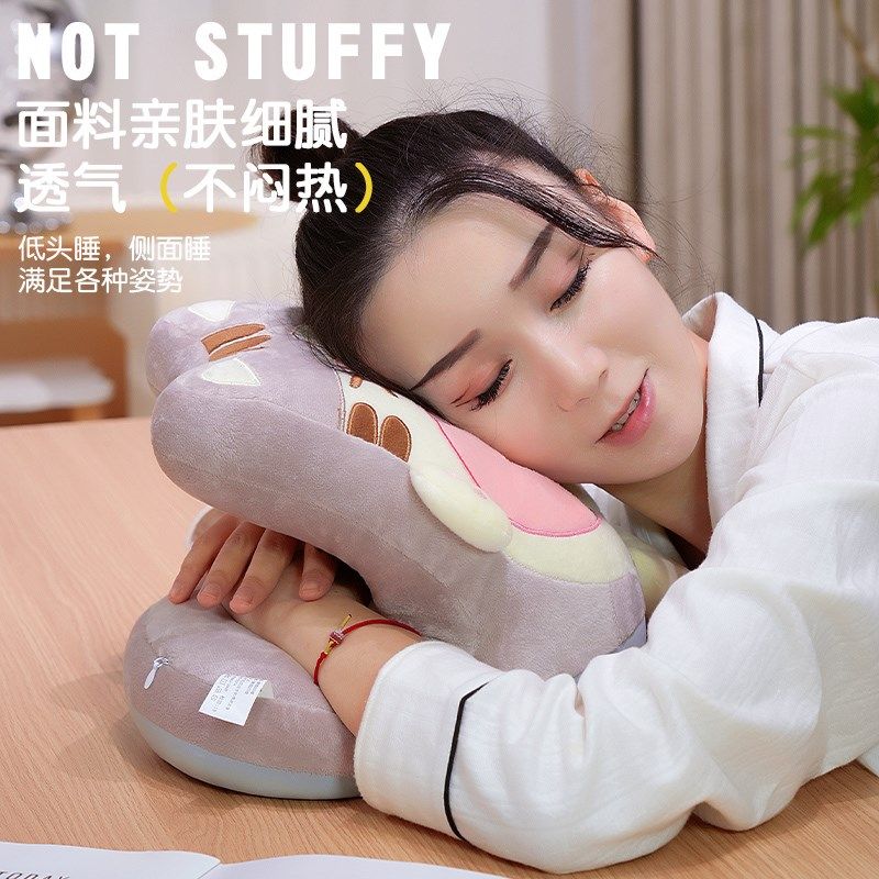 卡通午睡枕办公室午休神器小学生趴睡枕桌上趴枕抱枕女生睡觉枕头,居家布艺,午睡枕,淘宝优惠券,粉丝福利购,淘宝优惠卷