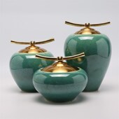 新中式 陶瓷室内储物罐摆件创意样板房家居客厅酒柜电视柜软装 饰品