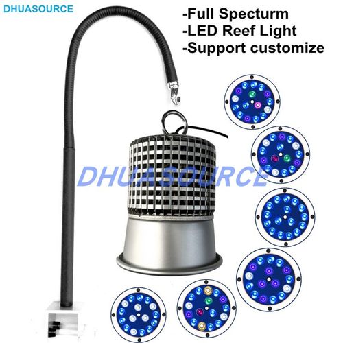 定制30w全光谱LED珊瑚灯水族藻缸海水缸爆藻微缸出苔灯