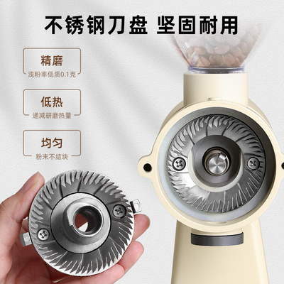 咖啡机手冲意式磨豆机电动自动研磨机小型商用家用磨咖啡豆