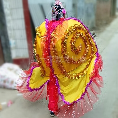 新款扭秧歌海水蚌河蚌壳精贝壳蛤蜊舞台表演出服装庙会红社火道具