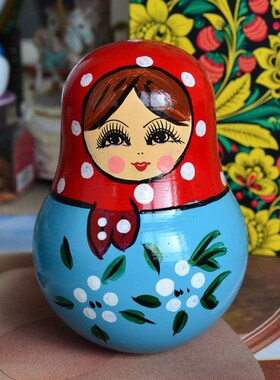 摆设塑料大号怀旧玩具80年代老式娃娃摆设小孩家具不倒翁儿童