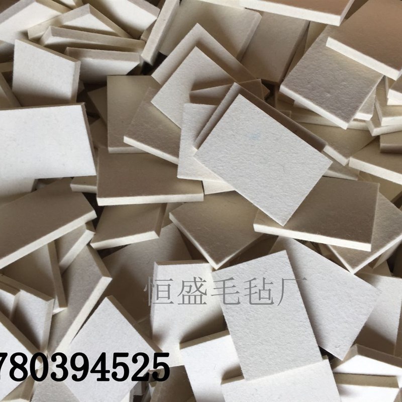工业羊毛毡纯羊毛毡耐磨吸油密封高密度抗压高温条垫圈5.10.15mm