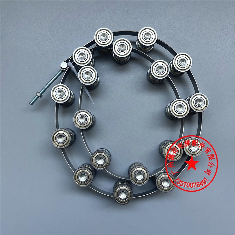 奥的斯扶梯不锈钢回转链滑轮群组19节 西子OTIS扶手带回转链609RS