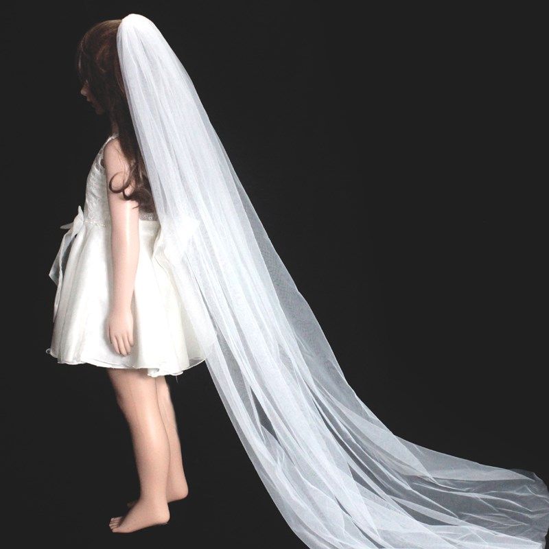 可爱气球飞纱六一演出发饰花童女童生日礼物拍照长款拖地头纱,童装/婴儿装/亲子装,发饰,淘宝优惠券,粉丝福利购,淘宝优惠卷