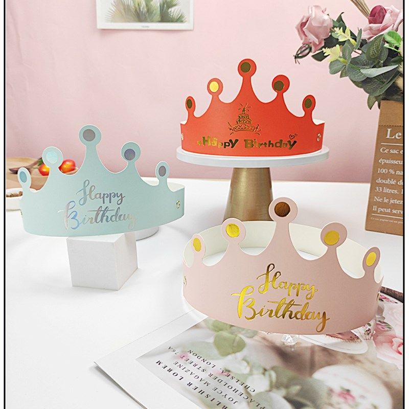 新款折叠生日帽子儿童款成人款女宝男孩皇冠帽可爱网红粉蛋糕装饰,节庆用品/礼品,节日装扮用品,淘宝优惠券,粉丝福利购,淘宝优惠卷