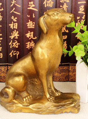 纯铜十二生肖摆件 属鼠牛虎兔龙蛇马羊猴鸡狗猪铜工艺品