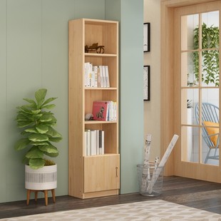 实木转角置物架客厅墙角拐角柜收纳小书架卧室落地三角形角落书柜