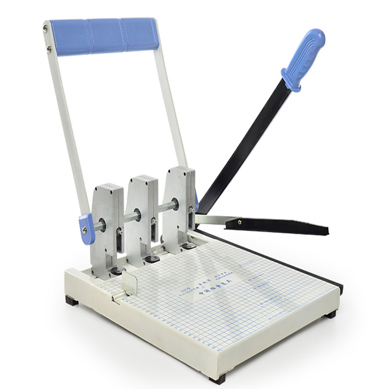 三孔档案装订机三孔干部人事档案专用装订机切纸3孔打孔机孔径5m