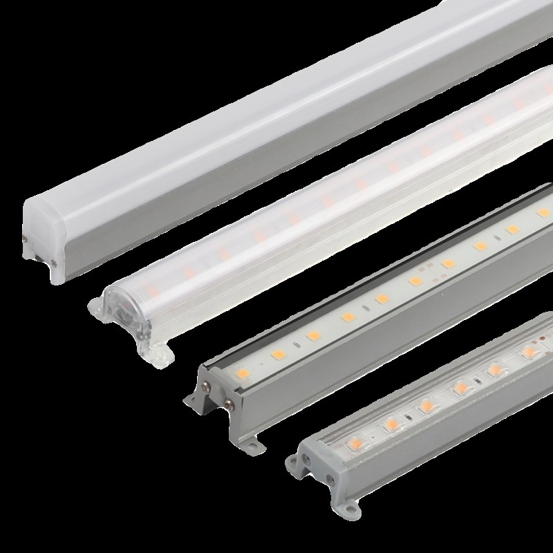 led数码管 护栏管铝线条灯七彩跑马灯户外防水霓虹灯轮廓广告灯管