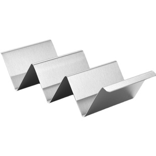 墨西哥塔可薄饼架 餐具U型定型玉米面卷架子不锈钢托架taco模具W