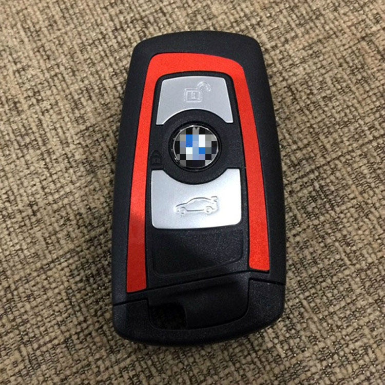 宝马钥匙贴纸 1系新3系4系gt5系7系 x3x4 碳纤维遥控器壳改装车贴