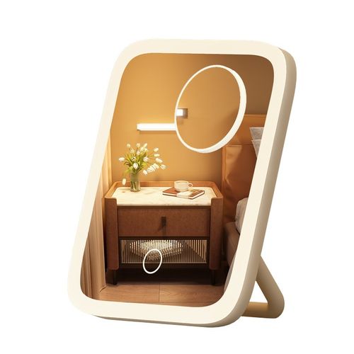 镜子化妆镜便携家用女随身小梳妆镜台式桌面折叠学生宿舍男士专用