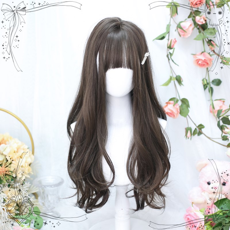 大佬家假发Lolita自然大卷发全头套温柔卷长卷发全包中长假发包邮
