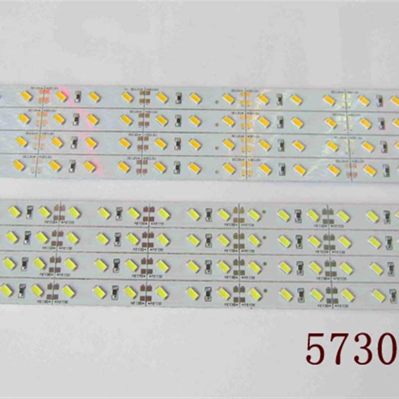 led灯条柜台灯12v24V灯带5730硬灯条5050贴片光源手机展示柜超亮
