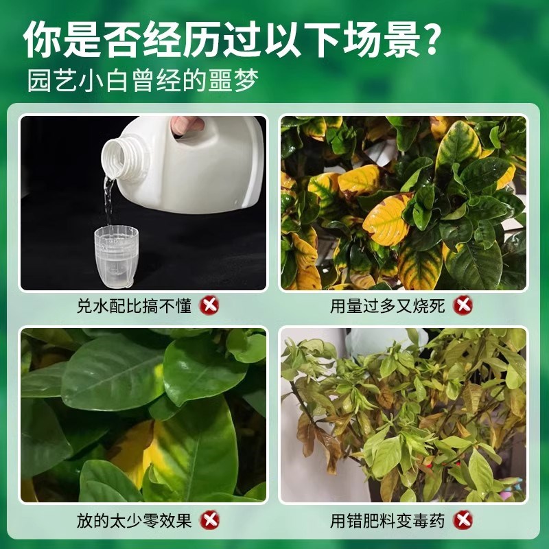 栀子花专用营养液免稀释肥料通用型绿植开花植物养花盆栽专用花肥