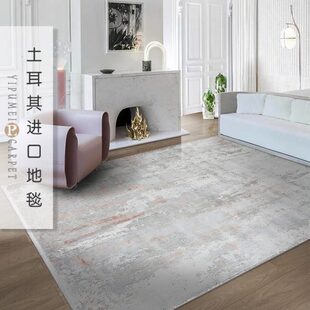 土耳其进口地毯现代轻奢高级别墅客厅卧室沙发毯 易普美家2023新款
