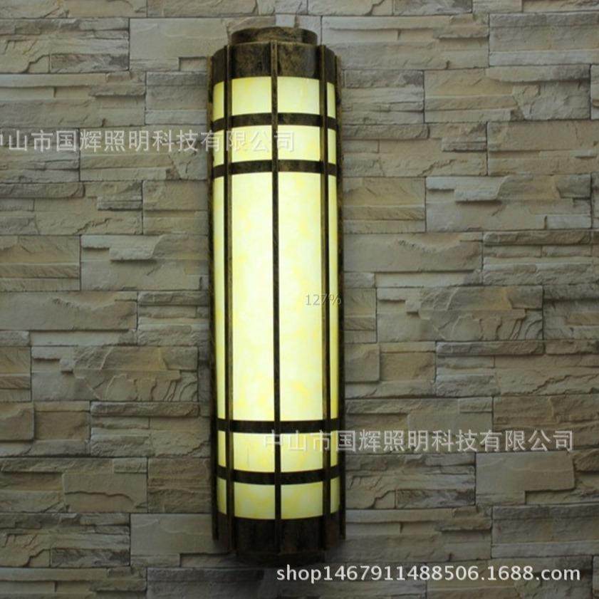 led户外壁灯防水中式上下发光射灯仿云石花园别墅阳台围墙壁灯,家装灯饰光源,户外壁灯,淘宝优惠券,粉丝福利购,淘宝优惠卷