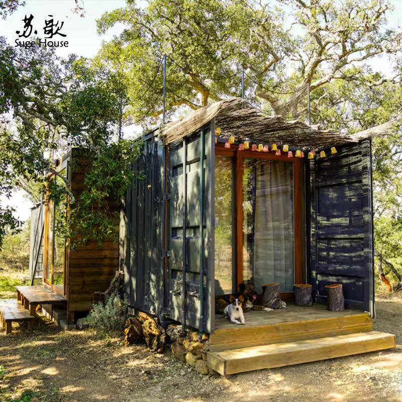 小户型钢结构集装箱模块化房屋改造创意住人民宿酒店商铺设计施工