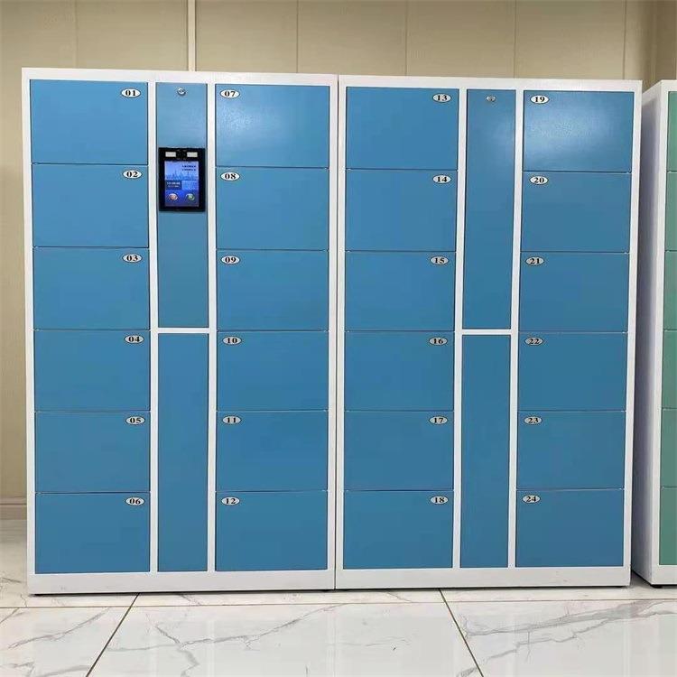 东莞厂家存包柜超市指纹存包柜条形码储物柜电子储物柜