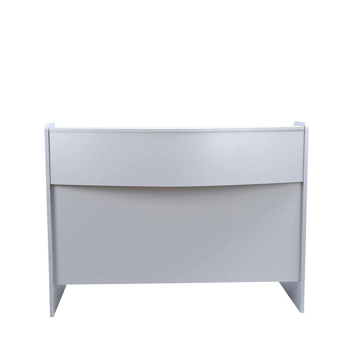 简约纯色讲桌培训班教师办公演讲多功能存储木质收纳简约风