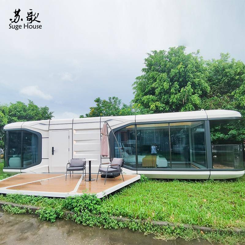 按需求生产厂家直销钢结构创意太空舱民宿酒店预制模块化房屋