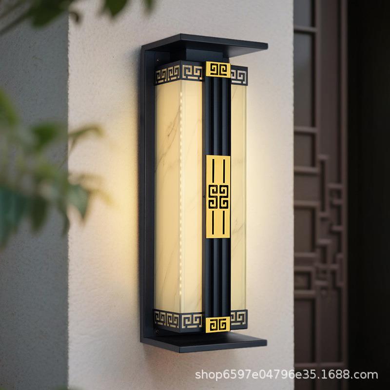 户外防水壁灯简约现代庭院别墅壁挂灯室外门柱墙壁灯两侧柱子灯