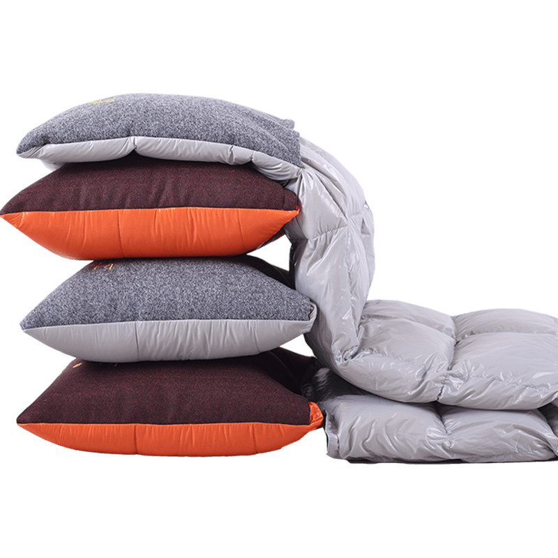 羽绒抱枕被子两用车载车用汽车三合一空调被折叠靠枕靠垫加厚车内