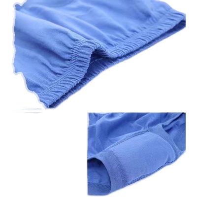 加厚内裤男三角内裤高腰裤头舒适透气中老年人内裤男高腰纯棉抗菌