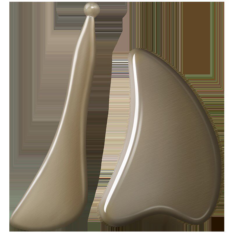 牛角拨筋棒美容棒面部通用眼部按摩点穴专用全身拔筋棒脸部刮痧板