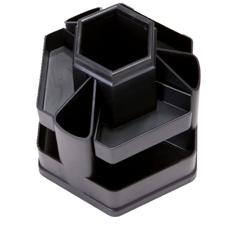 旋转式笔筒收纳盒桌面整理归类盒多功能学生铅笔桶大容量创意笔座