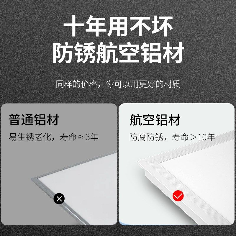 卫生间卧室集成吊顶led灯嵌入式厨房天花平板灯铝扣板厕所吸顶灯,家装灯饰光源,厨卫/阳台/玄关/过道吸顶灯,淘宝优惠券,粉丝福利购,淘宝优惠卷