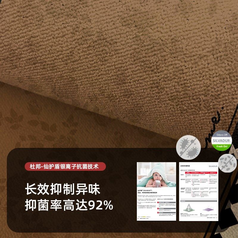 中古风厨房地垫整条防滑地毯防油可定制脚垫厨房专用防水长条脚垫,居家布艺,厨房地垫,淘宝优惠券,粉丝福利购,淘宝优惠卷