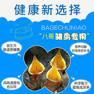 妙歌八哥鹩哥雏鸟专用鸟食饲料喜鹊伯劳小鸟幼鸟食营养粮食鸟粮