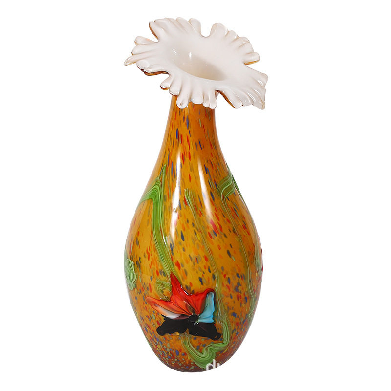 玻璃花瓶艺术大师系列古法手工琉璃花瓶新中式摆件琉璃工艺摆件,鲜花速递/花卉仿真/绿植园艺,花瓶,淘宝优惠券,粉丝福利购,淘宝优惠卷